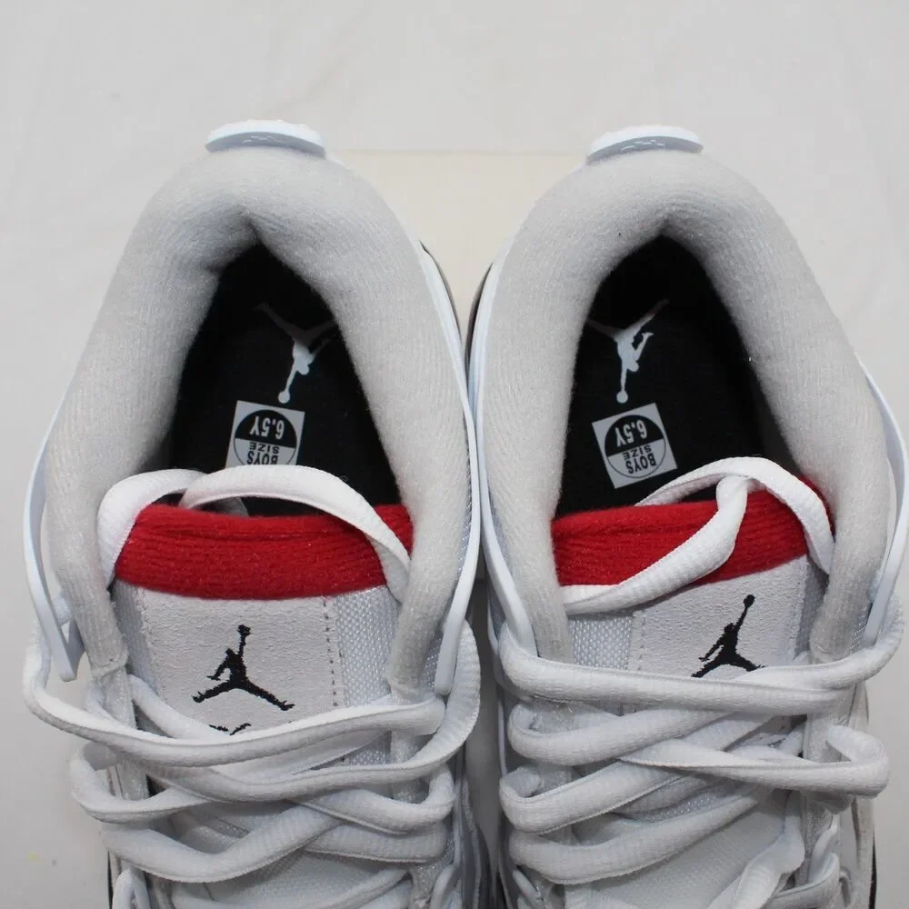 Jordan Air Jordan 4 RM Low Top Sneakers Size 6.5 Youth / 8 Women White Varsity